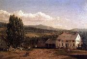 Frederic Edwin Church View in Pittsford, Vt. oil on canvas